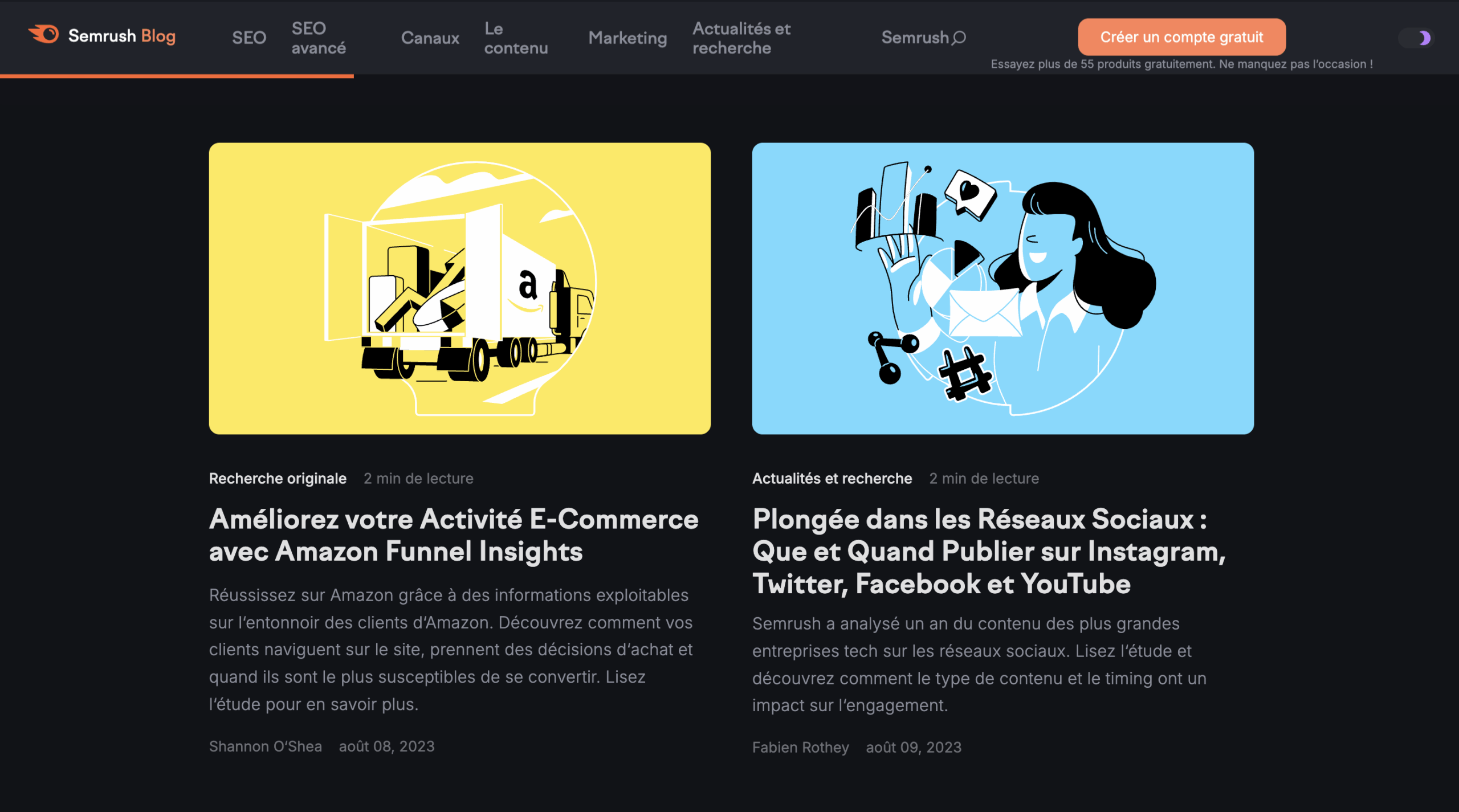 Semrush pour apprendre le SEO